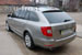 Накладка на задний бампер с загибом Alu-Frost для Skoda SuperB Combi 2009+ (шт.)