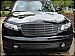 Декоративная решетка радиатора  INFINITI  FX, полированный алюминий, верхняя