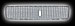 Декоративная решетка радиатора AUDI 80  B4 `91-94 металлическая с сеткой
