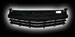 Декоративная решетка радиатора Opel Astra H `07-, 3D, черный