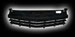 Декоративная решетка радиатора Opel Astra H `07-, 3D, черный