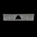 Декоративная решетка радиатора MITSUBISHI PAJERO `09- ( Billet-Type ) c отверст.д/эмблемы, хром, алюминевая
