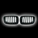Декоративная решетка радиатора BMW X5 (Е70) '07-`09, черная, OE STYLE