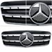 Декоративная решетка радиатора Mercedes CLK-Class W208 +эмблемы