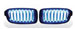 Решетка радиатора BMW F30/F31/F35 12-14 3 Series Matte Black / Blue LED Light