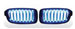 Решетка радиатора BMW F30/F31/F35 12-14 3 Series Matte Black / Blue LED Light