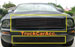 Декоративная решетка радиатора+бампера Ford Mustang '06-08, алюминий