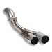 SUPERSPRINT Connecting pipe kit + Endpipe Left OO 90 PORSCHE 997 Carrera 3.6i (325 Hp) 04 -08