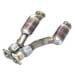 Supersprint Downpipe + metallic catalytic converter right - left for BMW F97 X3 M Competition with OPF