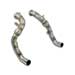 Supersprint Turbo downpipe kit Right - Left (Replaces catalytic converter) Accepts the stock 