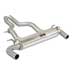Supersprint Rear exhaust Right - Left with valve (For OEM endpipes) for BMW G20 M340i with valve