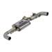 Supersprint Dual Sound rear muffler right, with flap for MERCEDES W177 A 35 AMG with valve