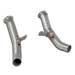 Supersprint Downpipe right - left (Replaces catalytic converter) Alfa Romeo GIULIA 2.9T V6