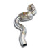 Supersprint Turbo Downpipe Right +Metallic catalytic converter d.70 AUDI RS6 4G13