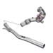 Supersprint Turbo downpipe kit + Metallic WRC 100 CPSI catalytic converter for AUDI TT Mk3 Facelift 45 TFSI