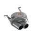 Supersprint Rear exhaust OO 80 BMW E46/5 325ti Compact (For N54 Bi-Turbo engine conversion) 