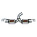 Supersprint Rear exhaust Right - Left RACING MITSUBISHI EVO10