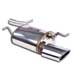 Supersprint Rear exhaust Left 120x80 for MERCEDES R171 SLK 350