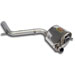 Supersprint Rear exhaust Right TUV MERCEDES W204 C