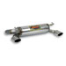 Supersprint Rear exhaust Right - Left INOX OV NISSAN 350Z