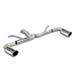 SUPERSPRINT Rear pipe Right O100 - Left O100 (Muffler delete) BMW F30 / F31 (Sedan-Touring) 330d (258 Hp) 2011 -2015